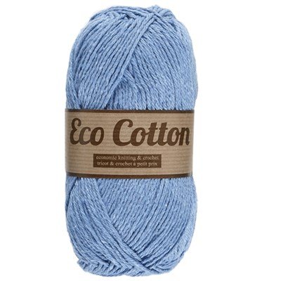 Lammy Yarns Eco Cotton 011 licht blauw