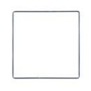 Vierkant metaal 50 cm (3,4mm) (4 stuks)