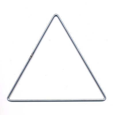 driehoek metaal 25 cm 3,4mm 2 stuks 