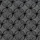 Tissu de Marie 96611 cirkels met stippen (per 50 cm)