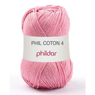 Phildar Phil Coton 4 Meringue - roze op=op uit collectie 