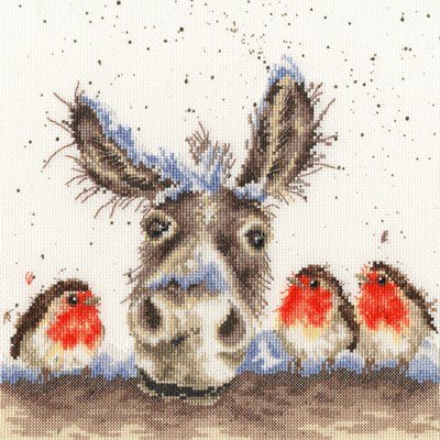 Borduurpakket dieren - Hannah Dale Christmas Donkey