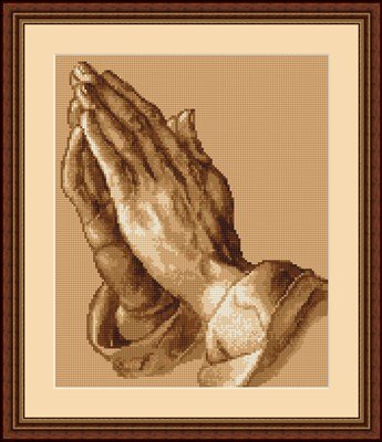 Borduurpakket Praying hands