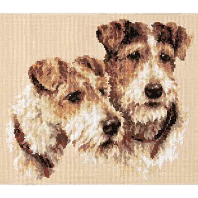 Borduurpakket hond - Fox terriers