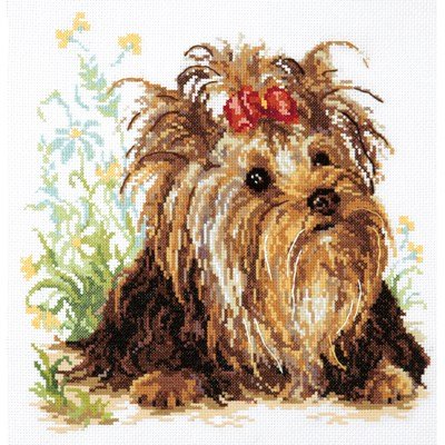Borduurpakket hond - Yorkshire terrier