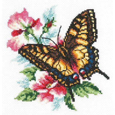 Borduurpakket dieren - Swallowtail butterfly