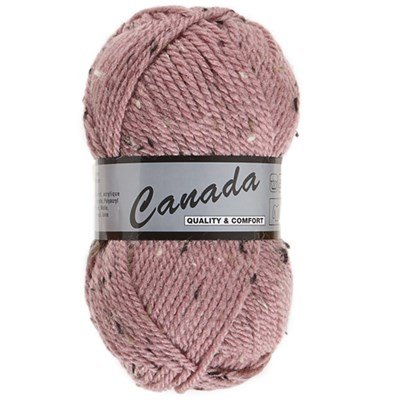 Lammy Yarns Canada tweed 485 oud roze