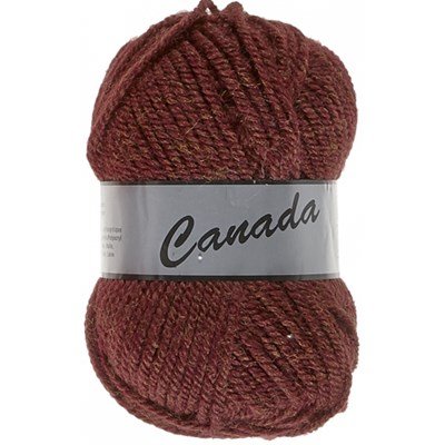 Lammy Yarns Canada 110 bruin/rood