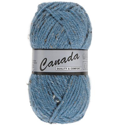 Lammy Yarns Canada tweed 463 oud blauw