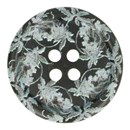 Knoop 18 mm grijs kantprint