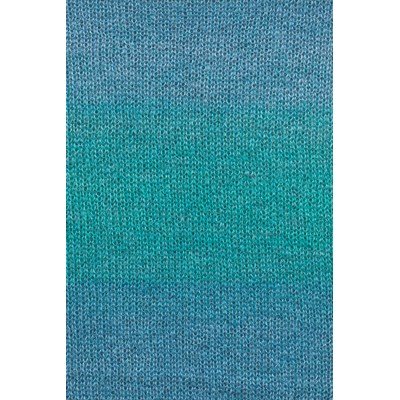 Lang Yarns Mohair luxe Color 1029.0078 aqua blauw mint groen gemeleerd 