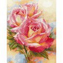 Borduurpakket bloemen Pink dream 2-31 (op=op)