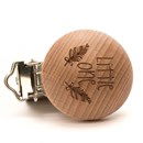 Clip voor speen hout - Little one (1 stuk)
