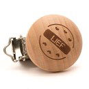 Clip voor speen hout - Lief (1 stuk)