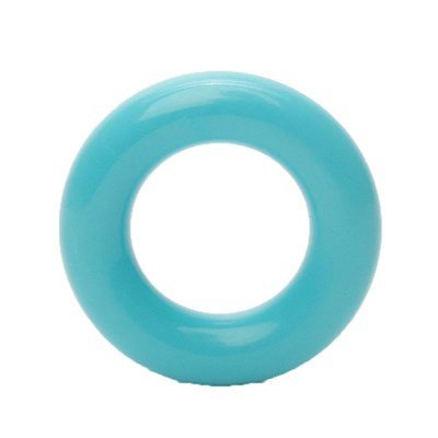 Ring plastic 20 mm - 298 aqua blauw op=op uit collectie 