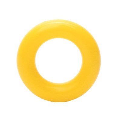 Ring plastic 20 mm - 645 geel op=op uit collectie 
