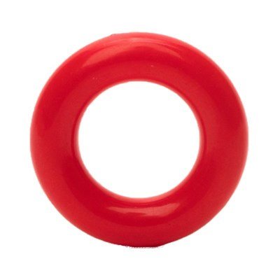 Ring plastic 20 mm - 722 rood op=op uit collectie 