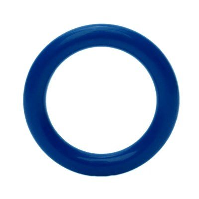 Ring plastic 40 mm - 215 blauw 5 stuks 