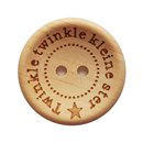 Knoop 20 mm hout - Twinkle twinkle kleine ster (4 stuks) (op=op)