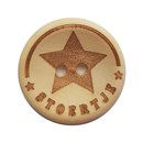Knoop 20 mm hout - Stoertje (4 stuks)