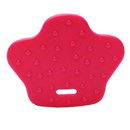 Bijtring dierenpoot met noppen framboos roze 786 (2 stuks)