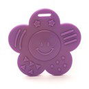 Bijtring zonnetje met gezicht met noppen paars 183 (2 stuks)