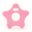 Bijtring ster met noppen licht roze 749 (2 stuks)