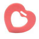 Bijtring hart kreeft roze 229 (2 stuks)