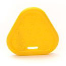 Bijtring triangel geel 645 (2 stuks)