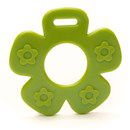 Bijtring bloem fel groen 495 (2 stuks)