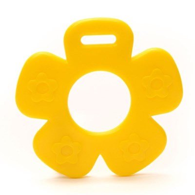 Bijtring bloem geel 645 2 stuks 