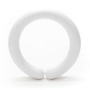 Ring met opening 55 mm wit 009 (2 stuks)