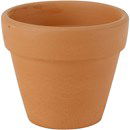 Bloempot 70 a 65 mm terracotta (4 stuks)