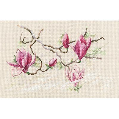 Borduurpakket bloemen magnolia RTO00732