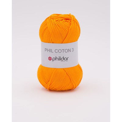 Phildar Phil coton 3 Mandarine op=op uit collectie 