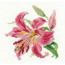 Borduurpakket bloemen - Lily 0-118