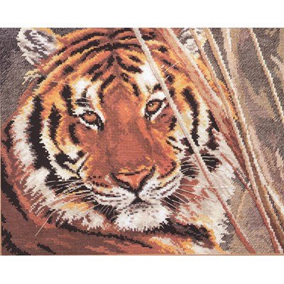 Borduurpakket dieren - Tiger AL-1-08 op=op 