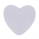 Kraal hart 19 a 20 mm 006 zilver grijs (5 stuks)