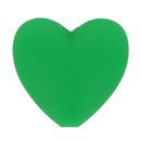 Kraal hart 19 a 20 mm 433 groen (5 stuks)