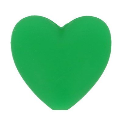 Kraal hart 19 a 20 mm 433 groen 5 stuks 