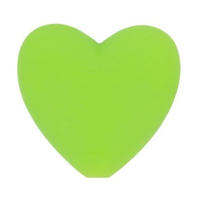 Kraal hart 19 a 20 mm 548 lente groen 5 stuks 