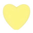 Kraal hart 19 a 20 mm 638 licht geel (5 stuks)