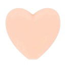 Kraal hart 19 a 20 mm 703 poeder roze (5 stuks)