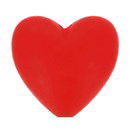 Kraal hart 19 a 20 mm 722 rood (5 stuks)