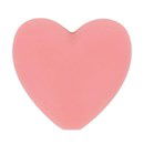 Kraal hart 19 a 20 mm 748 roze (5 stuks)