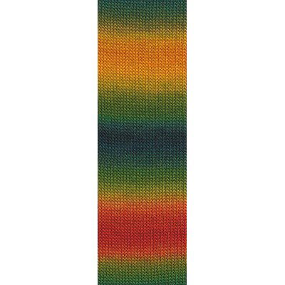 Lang Yarns Jawoll Magic Degrade 85.0056 groen rood geel