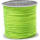 Macramé koord 1 mm neon groen geel 41722 (28 meter) 