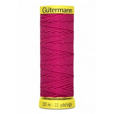 Gutermann elastiek 3055 pink 10 meter 