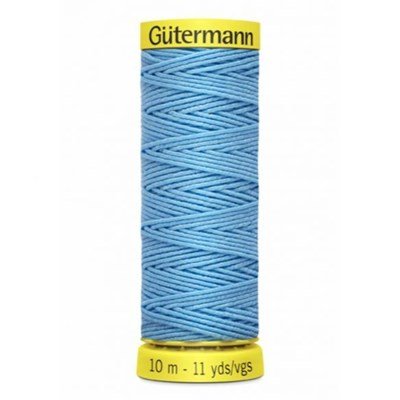Gutermann elastiek 6037 licht blauw 10 meter 