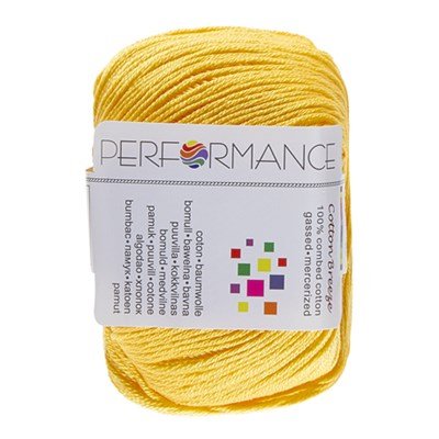 Lammy Yarns Cotton Breeze Performance 182 geel op=op 
